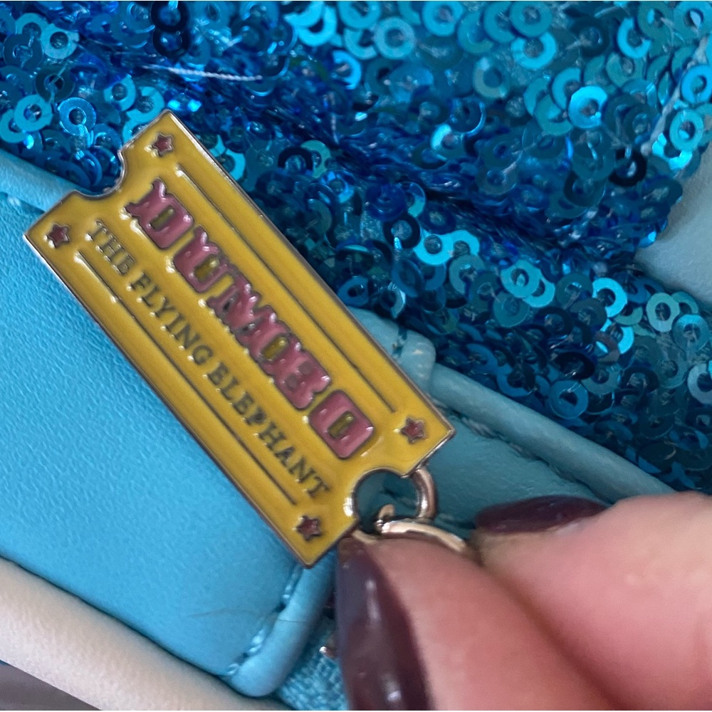 LOUNGEFLY Disney Dumbo Sequin Mini Backpack - Picture 9 of 15